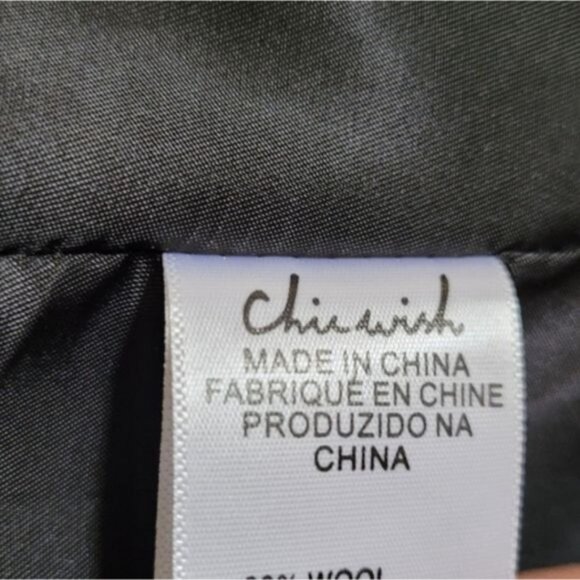 New Women's Wool Coat Couture Equestrian Preppy Luxury 2X XXL Brown Plaid - Picture 7 of 7